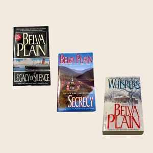 Belva Plain Romance Novel Lot - 3 Total Novels